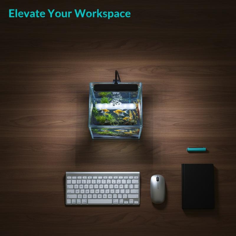 Aquarium Planting - USB 수족관 클립 조명, 가정 사무실