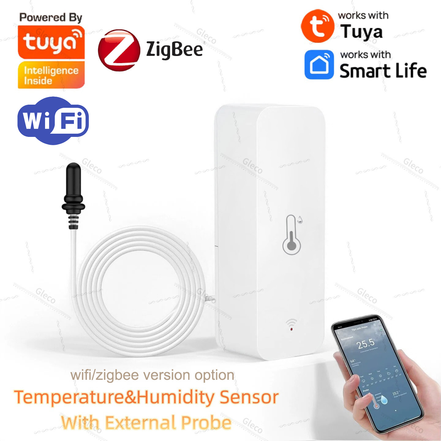 Aquarium Planting - Tuya Wifi Zigbee 온도 및 습도