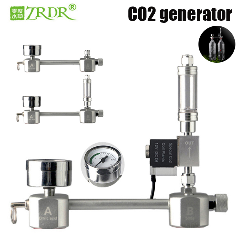 Planted Aquarium Co2 Kit - 수족관 CO2 레귤레이터 시스템 키트, CO2