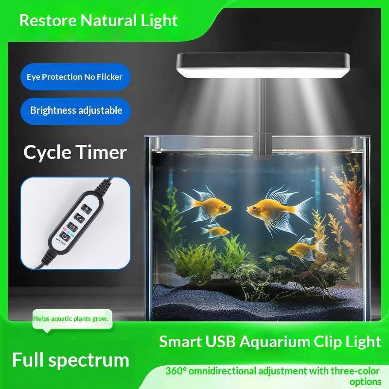 LED 방수 수족관 조명 360도 각도 조절 가능 타이 - Aquarium Planting 리뷰 및 가격