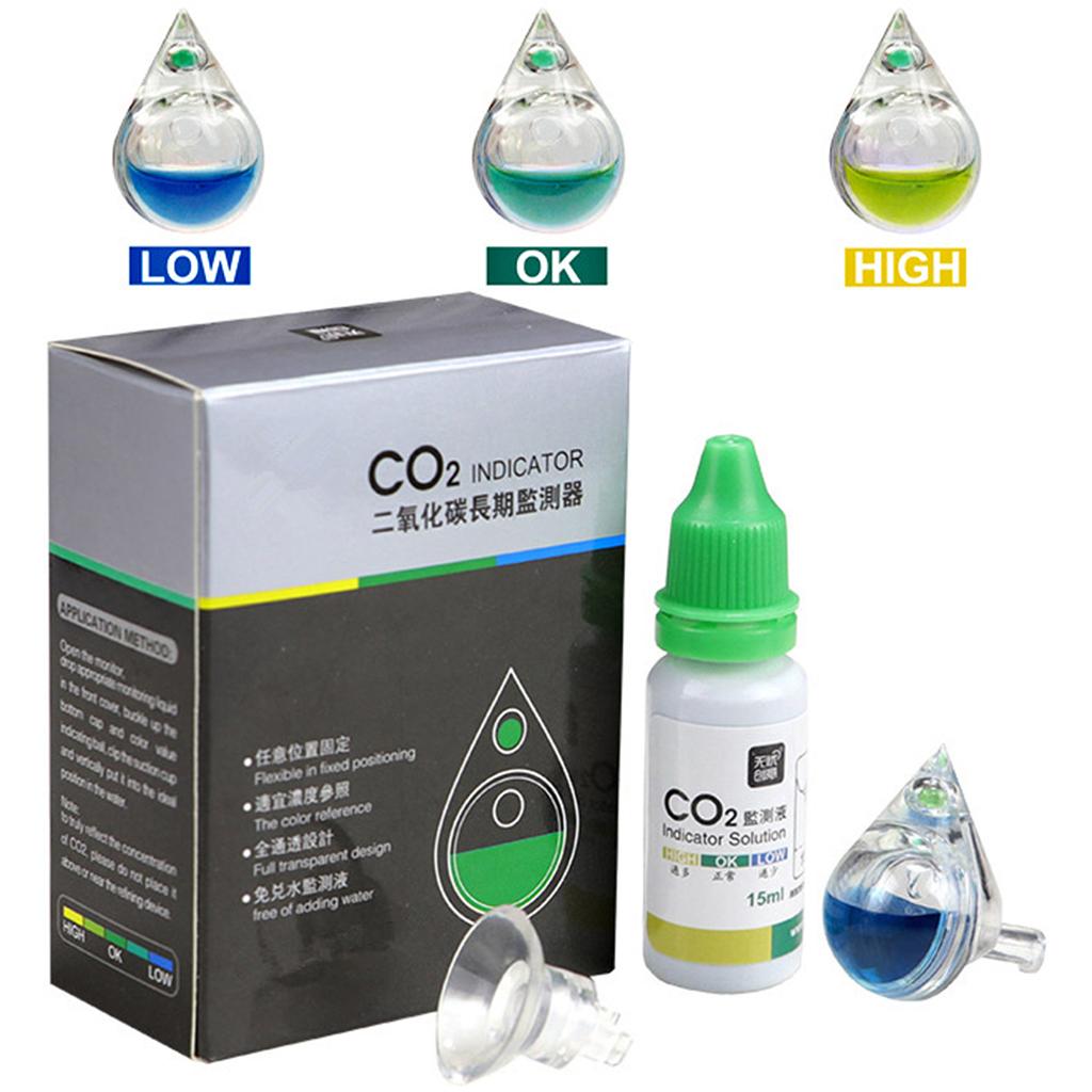 CO2 드롭 체커 수족관 모니터 테스터 아크릴 유리 디 - Aquarium Plant No Co2 리뷰 및 가격