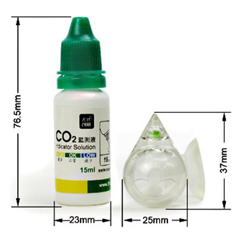 CO2 드롭 체커 수족관 모니터 테스터 아크릴 유리 디 - Aquarium Plant No Co2 리뷰 및 가격