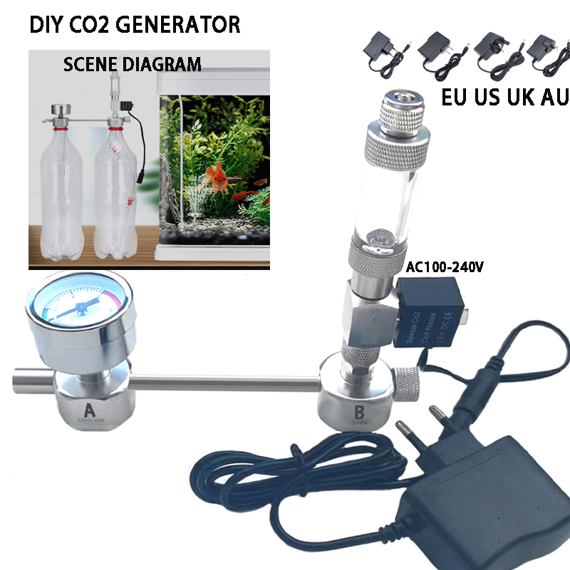 수족관 DIY CO2 발생기 시스템 키트 CO2 발생기 - Planted Aquarium Co2 Kit 리뷰 및 가격