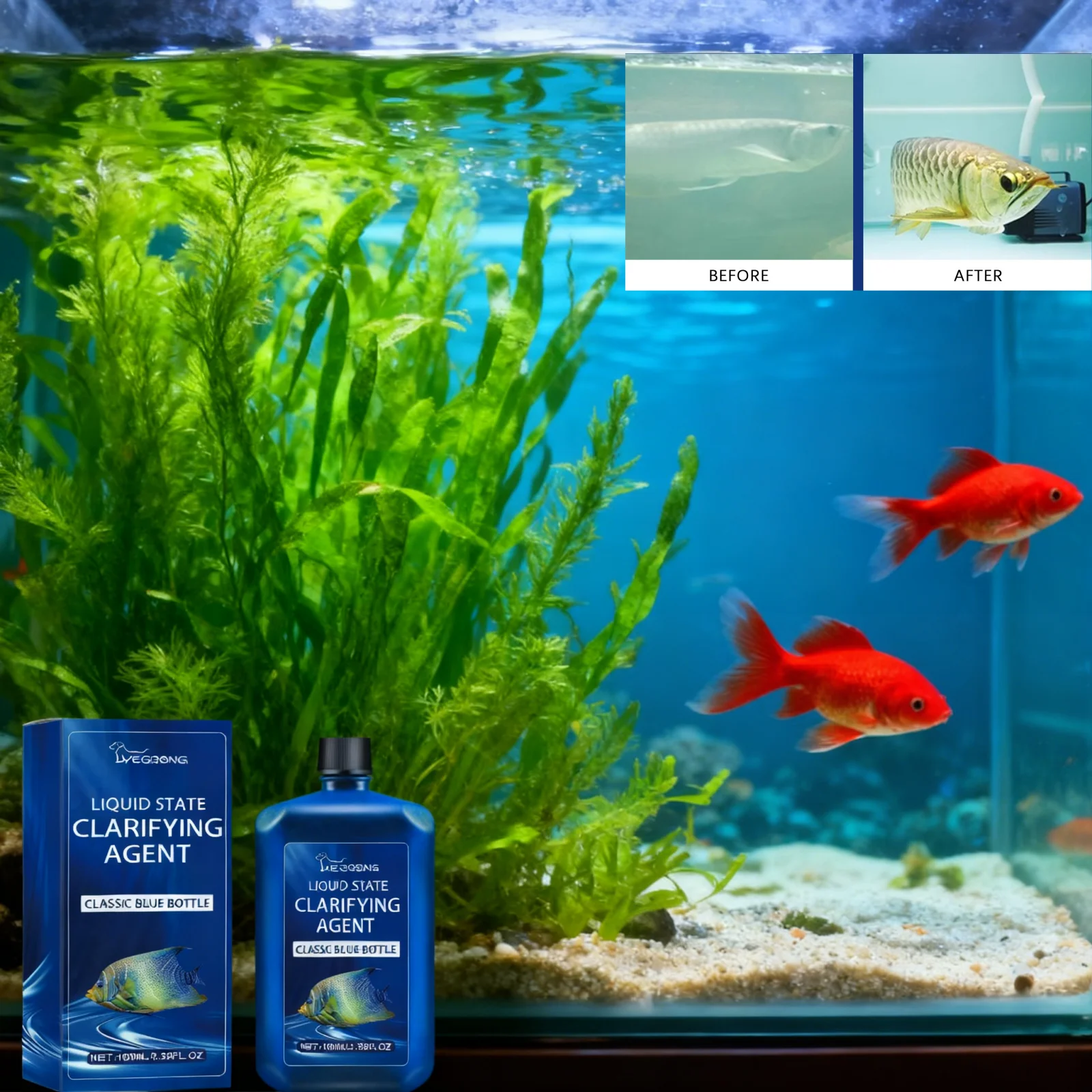 수족관 물 정화제 어항 청소제 조류 제거제 물 처리제  - Aquarium Plant Liquid Fertilizer 리뷰 및 가격