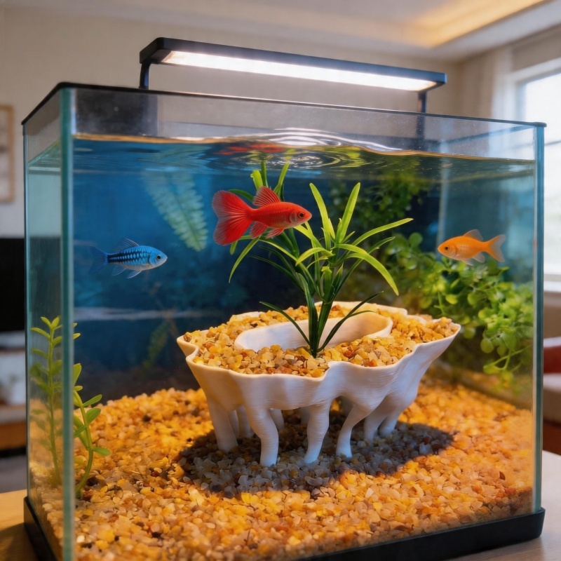 3D 프린팅으로 제작된 나무 뿌리 모양의 수족관 식물, - Aquarium Planted Soil 리뷰 및 가격